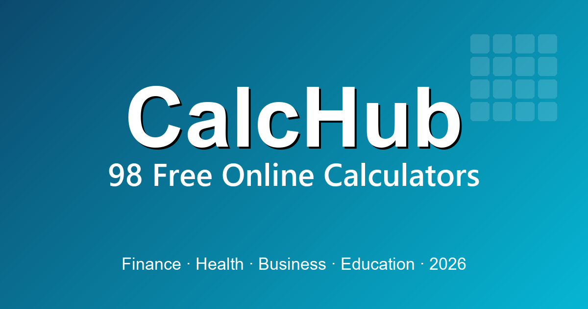 CalcHub social-share image